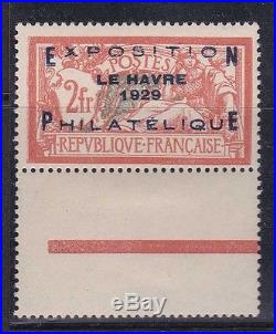 France 1929.'le Havre' N°257a Bdf Neuf XX Et Tb. +1600 C56
