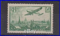 France 1936 A Valuable & Rare Superb Mint 50F Emerald Green Air Stamp SG540 YV14