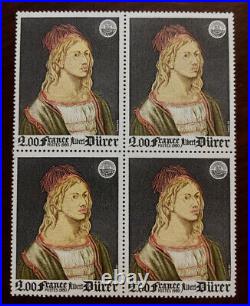 France 1980 neufs N bloc de 4 timbres YT N° 2090 tableau de Durer