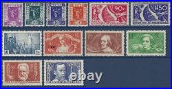France Année 1936 Complète Timbres Neufs Tbe Cote 1367,00