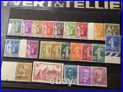 France Annees Completes 1932/33 Neuf N° 277a/293 Mnh Tb Cote Mini 500