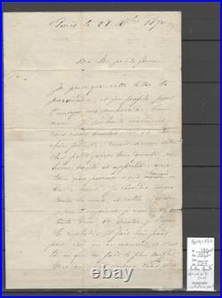 France Ballon Monté 29/12/1870 L'ARMEE DE LA LOIRE pour Fontaine au Bois