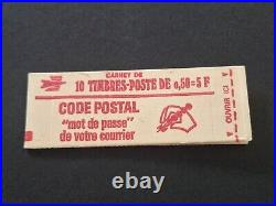 France / Carnet 10 Timbres N° 1664-C4 Code Postal Avec Tirets Confectionneuse 2