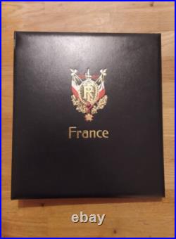 France Classeur pour timbre reliure Davo Luxe Années 1994 2005 complet P215 à279