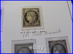 £££ France Collection timbres Classiques Napoléon Cérès sage Cote +30 000
