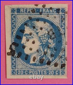 France Emission De Bordeaux Ceres 20 Centimes Bleu N° Yvert 44 A Lot 459