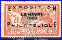 France Expo Phila Du Havre N° 257a Neuf Avec Charniere Signé Calves A Voir