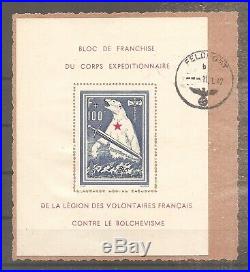France Frankreich Lvf Bloc Ours 11/01/1942 Petain Third Reich Waffen Charlemagne