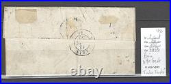 France Lettre locale Yvert 2 Ceres 15cts vert Paris 1850