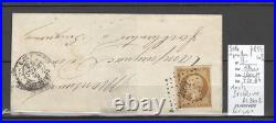 France Lettre locale Yvert 9 10 cts Présidence PC2402 Périgueux