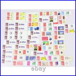 France, Lot De 63 Timbres Personnalisés Autoadhésifs Avec Vignettes, Neufs