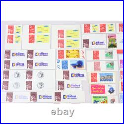 France, Lot De 63 Timbres Personnalisés Autoadhésifs Avec Vignettes, Neufs