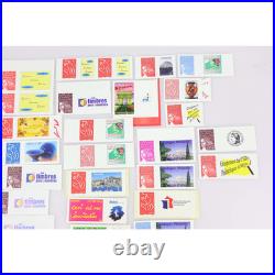 France, Lot De 63 Timbres Personnalisés Autoadhésifs Avec Vignettes, Neufs