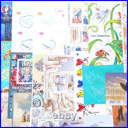 France Lot Timbres-blocs Neufs Annee 2016-2017 Pour Courriers/collec Vf 219