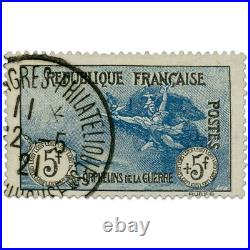 France N°155 Orphelins De La Guerre, Timbre Obl Et Signé-1917