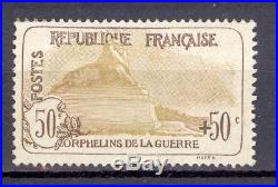 France Orphélins de la guerre. Yvert 153. Cote 1000 euros