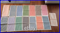 France Planche 200 Timbres Yt 683/697 Marianne De Dulac N Cote Yt 660