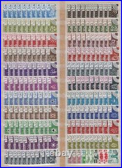 France Préo Stock de timbres faciale 1457.81 francs soit 222.24