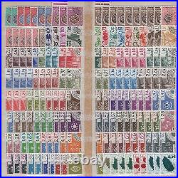 France Préo Stock de timbres faciale 1457.81 francs soit 222.24