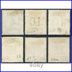 France Série Timbres Alsace-lorraine N°3-5-6 Et 7 Burelage Renversé Oblitérés