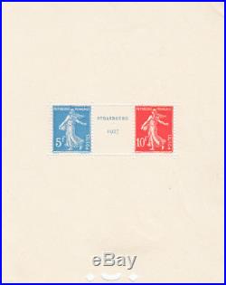France TG 1927 Y&T 242A Exposition philatélique de Strasbourg