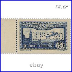 France Timbre Poste Aerienne Yt 6c Neuf Signe Brun -1930