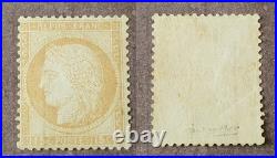 France Y&T 55 Cérès 15c Bistre NEUF/MNH Signé Polantier Cote 725