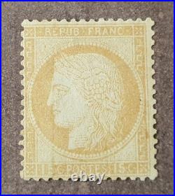 France Y&T 55 Cérès 15c Bistre NEUF/MNH Signé Polantier Cote 725