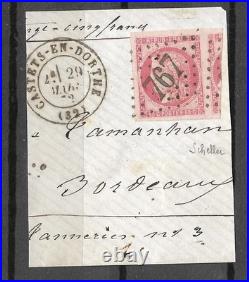 France Yt 49 Obl Sup. Bordeaux, Gc 767. Signé Scheller