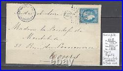 France Yvert 44B Bordeaux 20 cts Type I Report 2 Pressigny le Grand