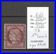 France_Yvert_6_Oblitere_1_Franc_Carmin_Obliteration_rouleau_SIGNE_BRUN_01_nd
