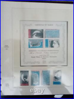France collection timbres neuf dans Classeur marron SAFE de 1970 à 1977