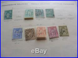 £££ France collection timbres stamps 100% COLONIES HIGH CV 224 photos