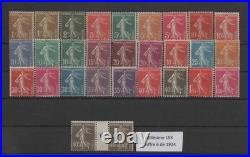 France lot de timbres semeuse camée neuf