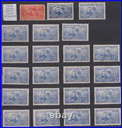 Grande Serie Coloniale 1941 Pierre Et Marie Curie 20 Timbres + France N. Lire