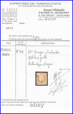 INTROUVABLE 4 Retouchés CERES YetT n°5d Signé + CERTIFICAT CALVES? 7300