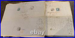 Incroyable! + de 1000 courriers classiques avec 20 c bleu Napoléon N°22