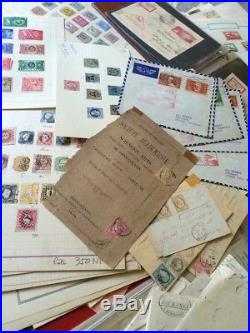 LOT #109 FRANCE GB RUSSIE collection du grenier dt timbres classiques lettres ++
