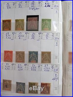 LOT #282 COLONIES FRANÇAISES DOM-TOM collection timbres carnets à choix nbrx