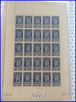 LOT #284 FRANCE collection timbres en feuilles et planches MNH énorme cote