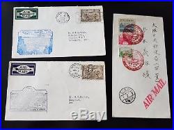 LOT #289 FRANCE COLONIES ++ collection airmail aviation lettres covers 1er vols