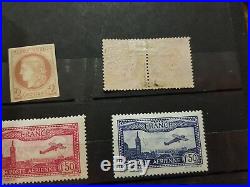LOT #315 FRANCE collection timbres dt carnets Samothrace paire n°5 4 retouchés R