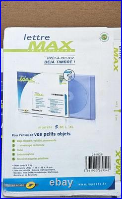LOT de 20 Lettre Max S suivi pour marchandises 1 kg PAP prêt à poster NEUF