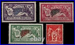 L'ANNÉE 1925 Complète, Neufs = Cote 565 / Timbres France n°206 à 208 + 216
