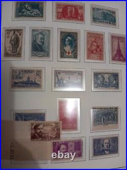 L' Affaire France Superbe Collection Complete Timbres 1939 1959 Neufs Luxe