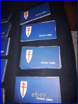 Les timbres poste de la france libre 1944