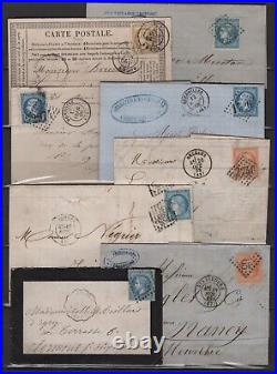 Lettres anciennes lot de 46 lettres période classique voir les scan