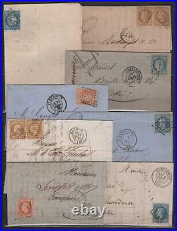 Lettres anciennes lot de 46 lettres période classique voir les scan
