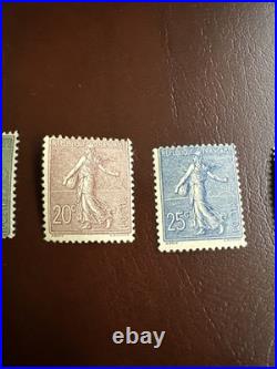 Lot390- FRANCE ANNEE 1903 YVERT N° 129/133 SERIE SEMEUSE LIGNEE NEUFS xx Lot390- FRANCE ANNEE 1903 YVERT N° 129/133 SERIE SEMEUSE LIGNEE NEUFS xx