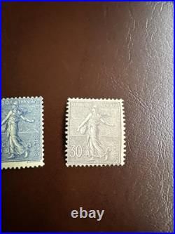 Lot390- FRANCE ANNEE 1903 YVERT N° 129/133 SERIE SEMEUSE LIGNEE NEUFS xx Lot390- FRANCE ANNEE 1903 YVERT N° 129/133 SERIE SEMEUSE LIGNEE NEUFS xx